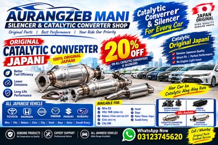 Original Catalytic Converter for Japanese Cars