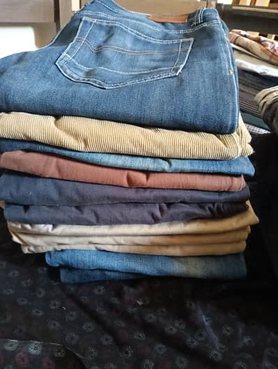 Jeans & shirts Medium size- Slightly used