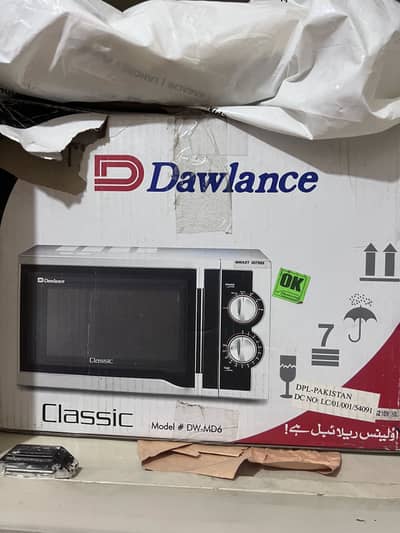 Dawalnce microwave oven New box pack
