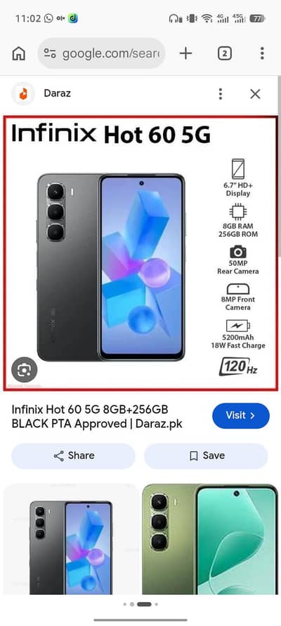Infinix hot 60 5g
