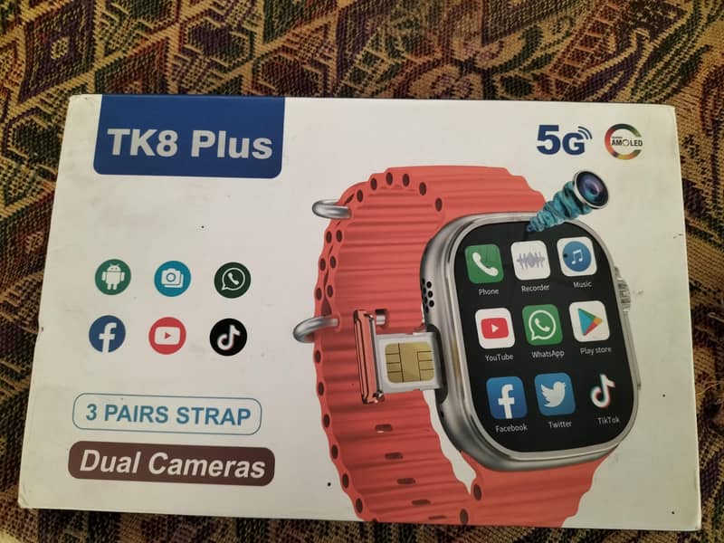 Android watch TK8 plus dual camera 5g 0