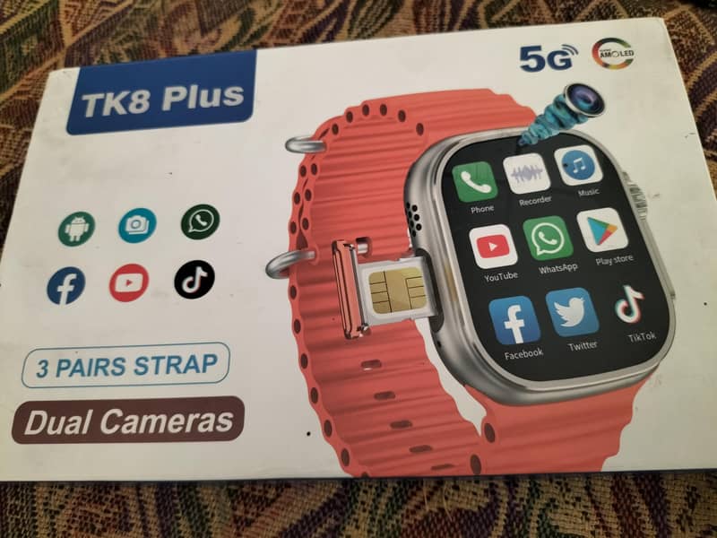 Android watch TK8 plus dual camera 5g 1