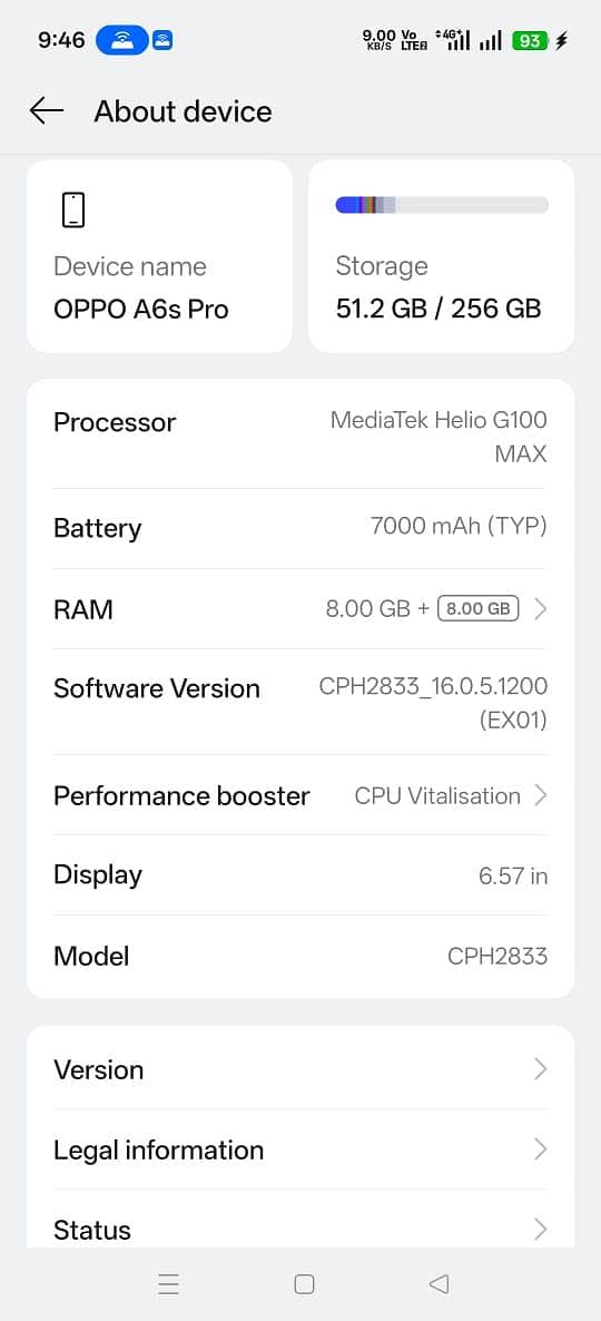 OPPO A6s 0