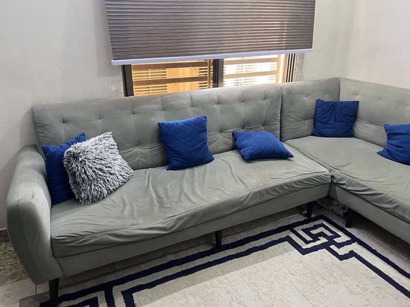 6 Seater L shape Sofa 0