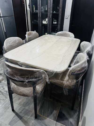 Wooden 6 chairs of Dining table