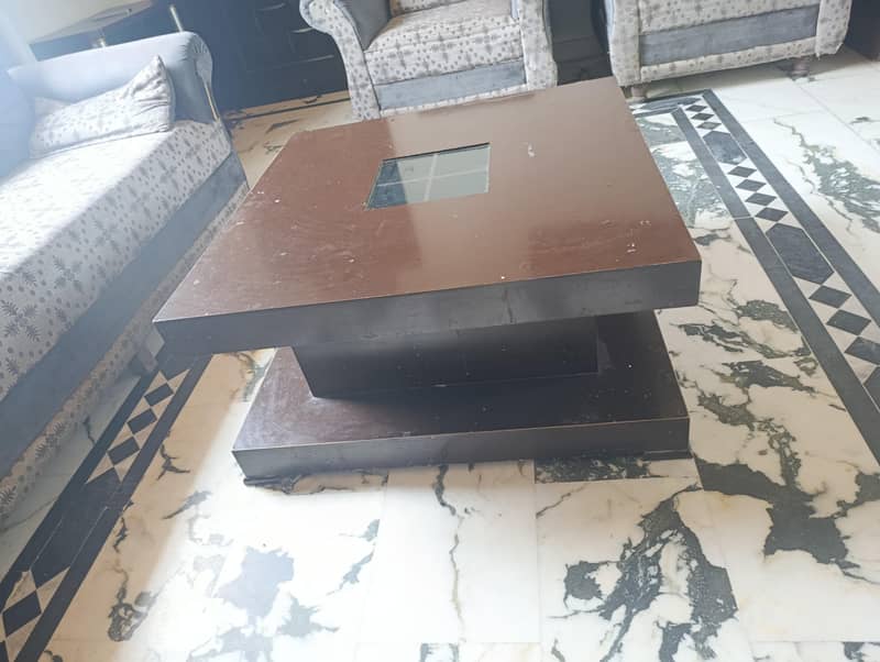 5 seater Sofa with Table 4