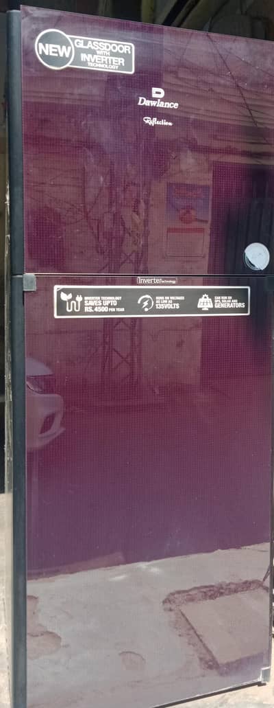 Dawlance glass door inverter fridge