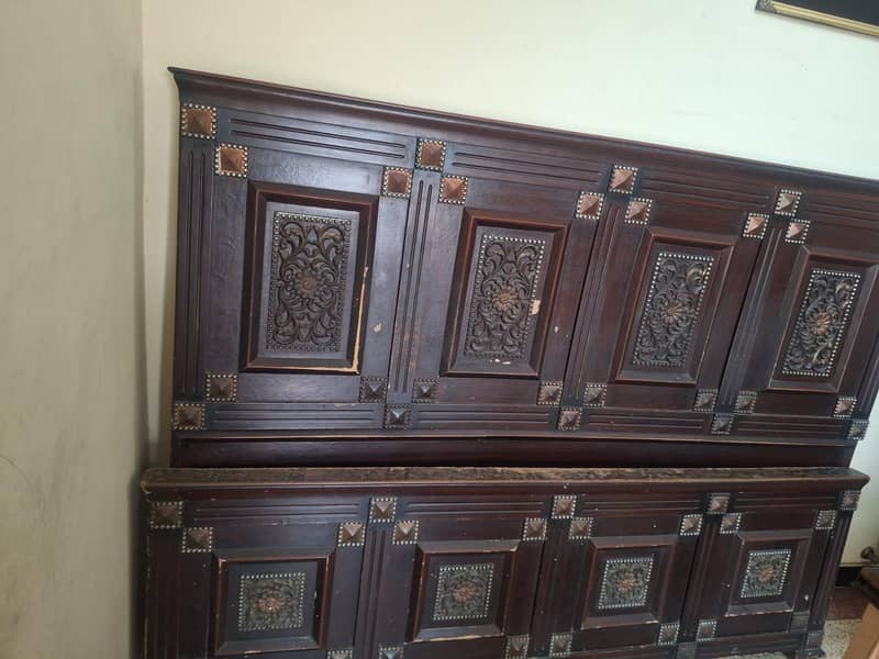3pc bed set with side tables 1