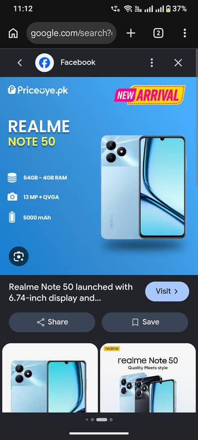 realme note 50
