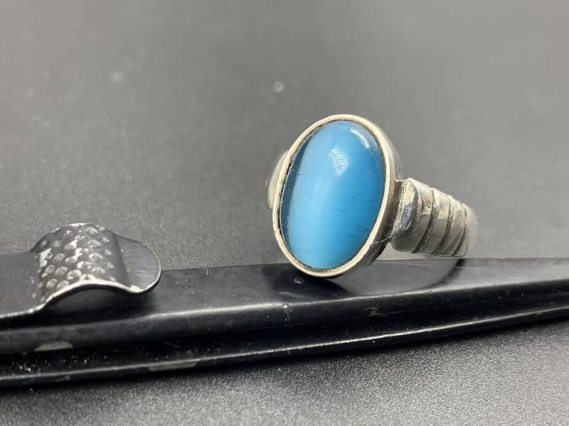 Beautiful silver ring 7
