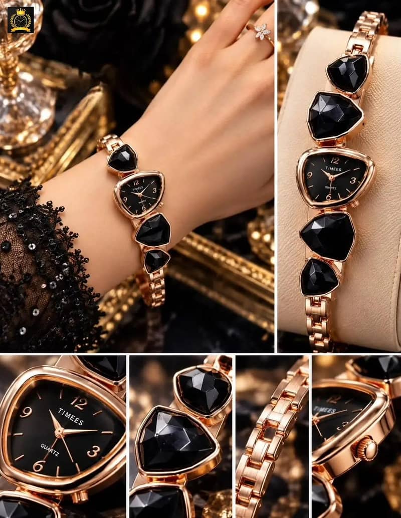 timees red triangle luxury watch for woman. brand new - Watches ...