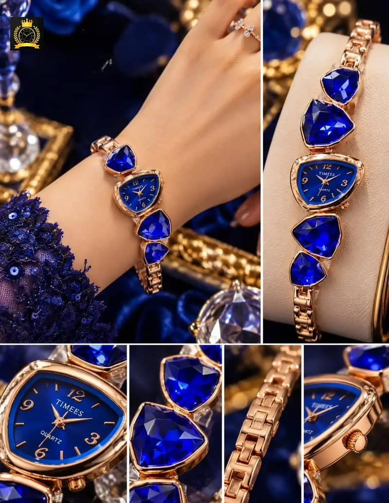 timees red triangle luxury watch for woman. brand new - Watches ...