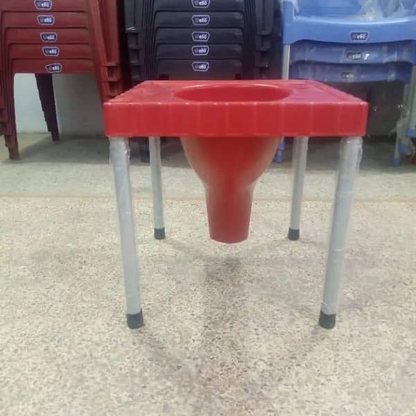 T  Low-Cost price Washroom Chair and commode stool- Ideal for Patients"