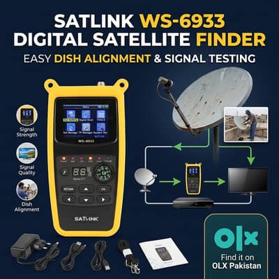 Satlink WS-6933 Digital Satellite Finder In Pakistan