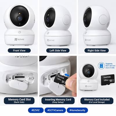 EZVIZ SMART WI-FI CAMARA 36° Pan & TITLE HD Video/ NIGHT VESion home