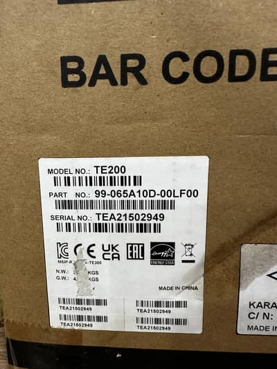 TSC TE200 Barcode Label Printer – Excellent Condition
