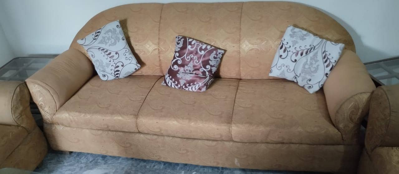 Used Sofa Set with Center Table 1