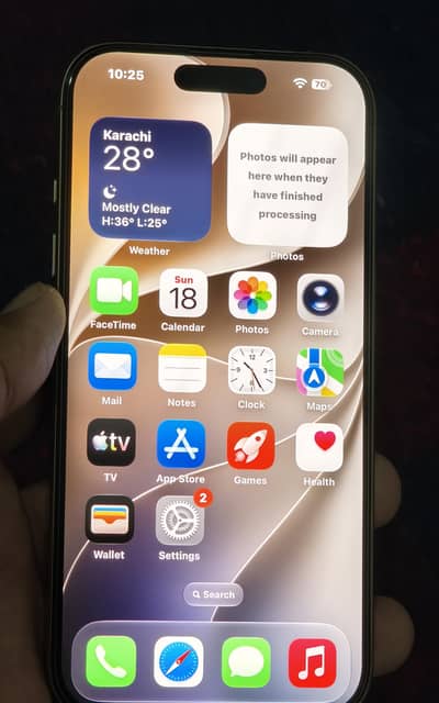 Apple iPhone 16 Pro jv 10 by 10 128gb jv back change original