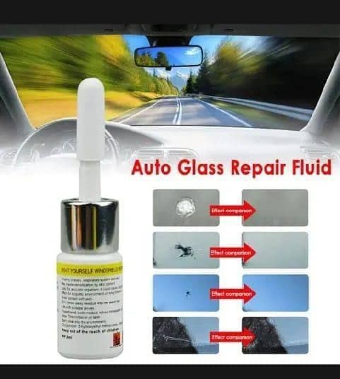 T  Windshield Automotive Glass Crack Nano Repair Fluid Kit