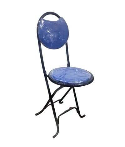 T  Smart Folding Chair for Namaz - Blue