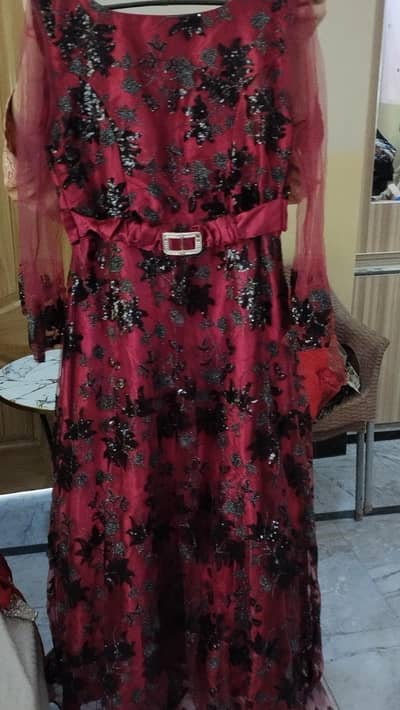 fancy maxi , festive wear party wear dress