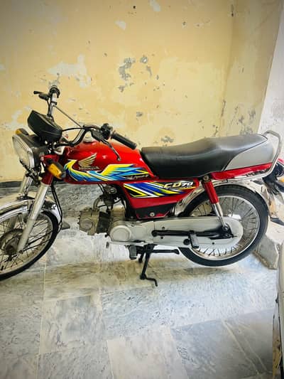 Cd 70 lush condation home use bike Only 98000