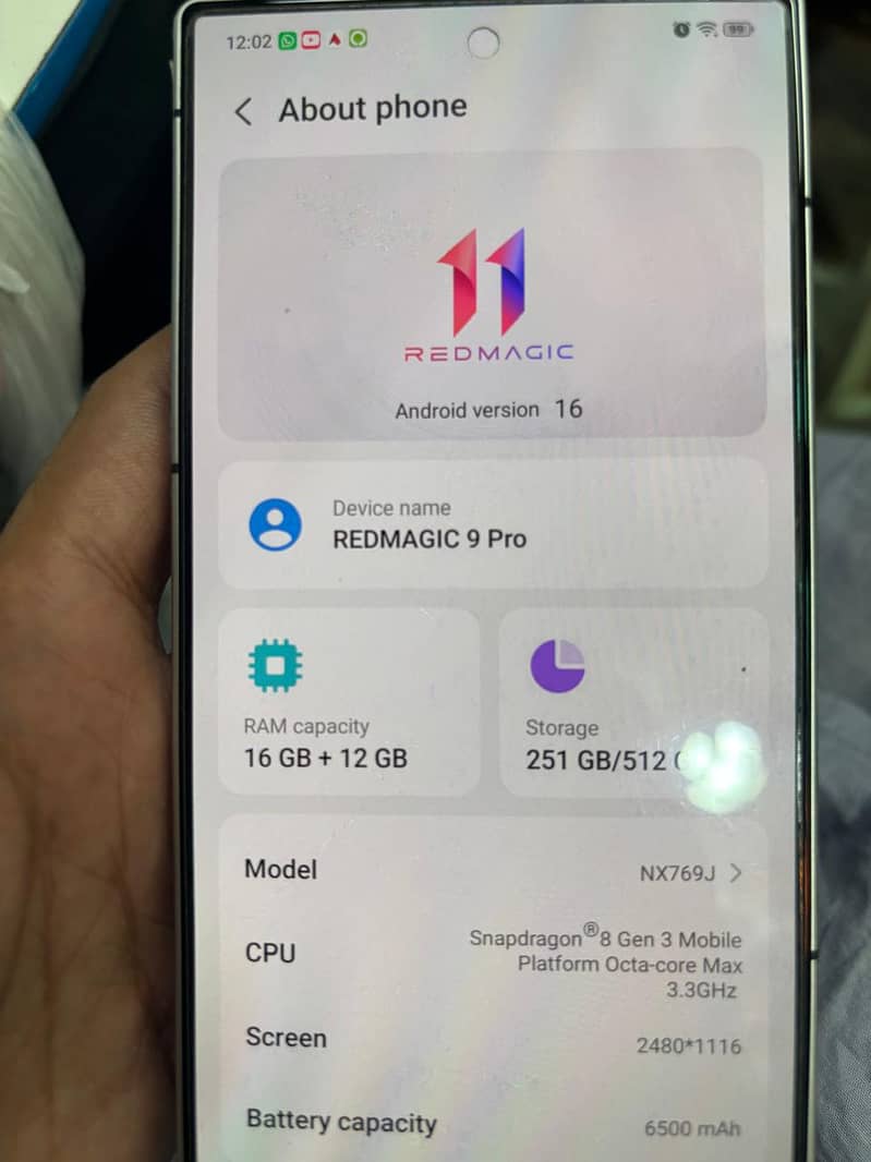 redmagic 9pro 16/512 4
