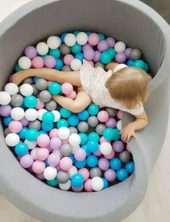 T  soft plastic balls 50 pcs set multicolour plastic play ocean balls toys tents and pool for both girls & boys