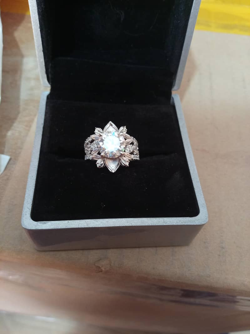 master copy moissanite Diamond ring 1