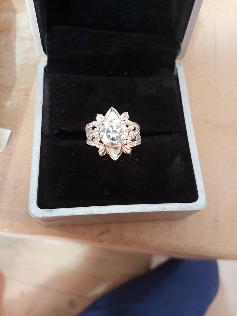 master copy moissanite Diamond ring 3