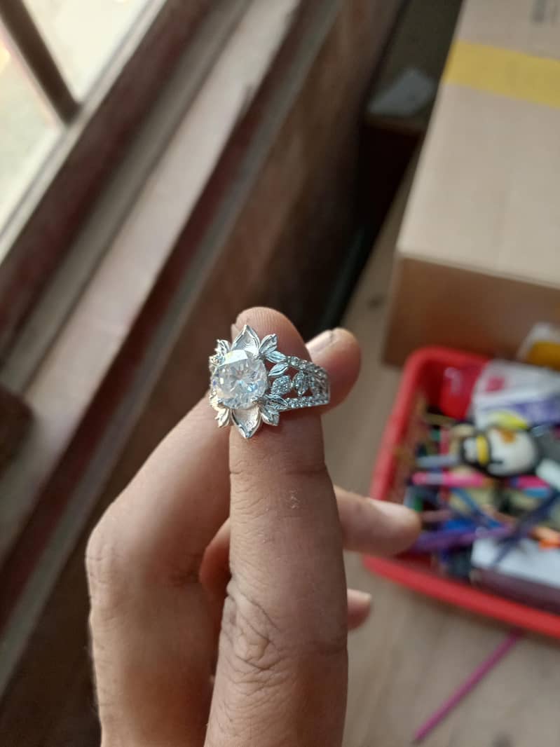 master copy moissanite Diamond ring 4