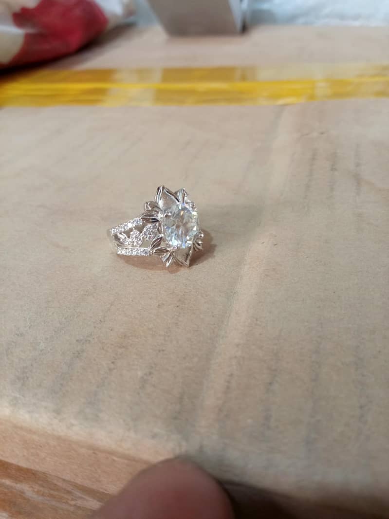 master copy moissanite Diamond ring 6