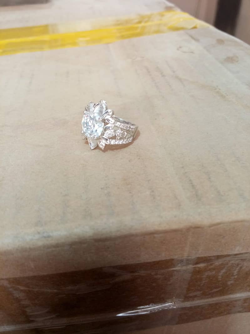 master copy moissanite Diamond ring 7