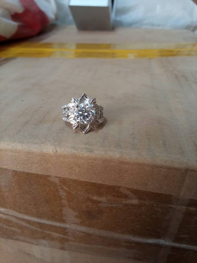 master copy moissanite Diamond ring 8