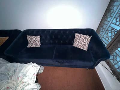 Ambiance blue sofa set furniture Branded 7 seater
