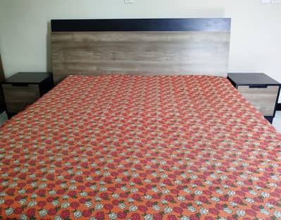 MASTER SIZE BED (PROFINE FURNITURE), Side Tables & A Dressing Table