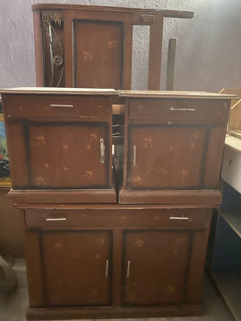 Solid Lakri Bed Side tables dressing Table 4