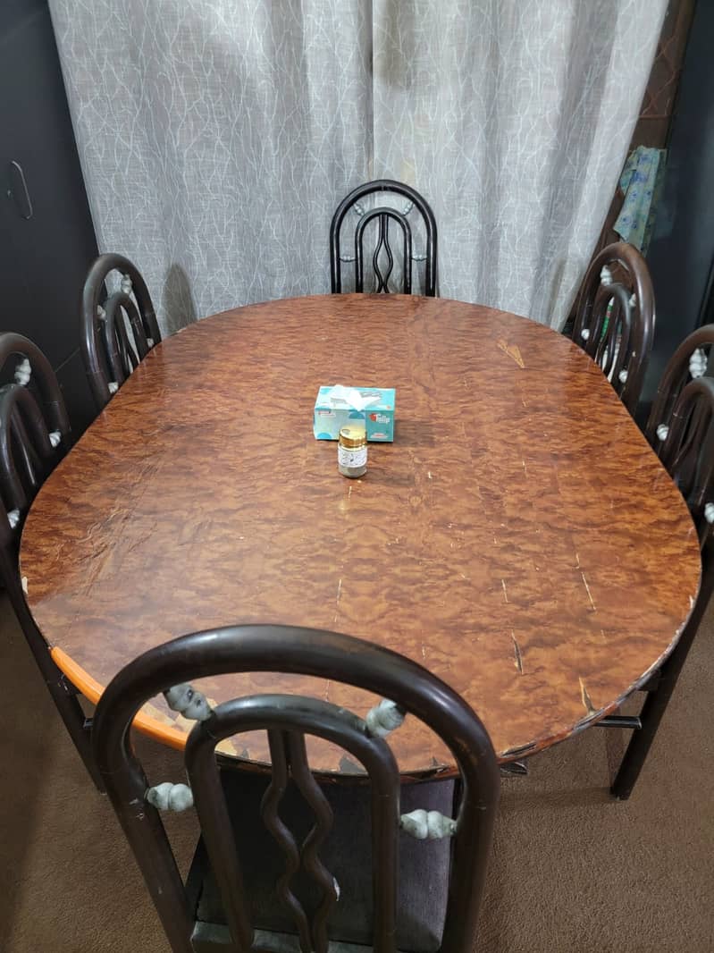Dining table with 6 chairs 3