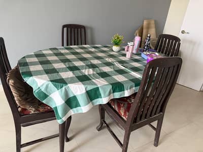 Used Home Furniture for Sale | 2 Sofa Sets, Oval Dining Table & Center