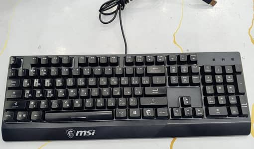 MSI mechanical gaming keyboard