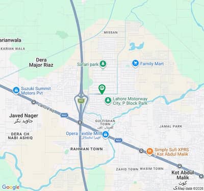 7 Marla Residential Plot Is Available In Lahore Motorway City - Block P For Sale