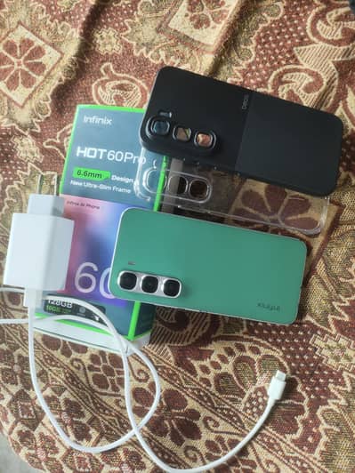 Infinix Hot 60 Pro Official PTA Approved Dual SIM + BOX + Charger