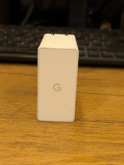 google pixel original 45 watts adapter and Anker 100watts  data cable