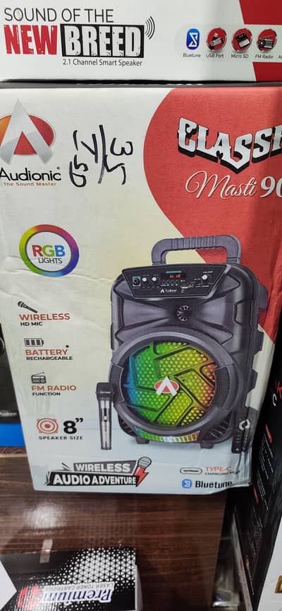 Audionic Masti 90 Bluetooth Speaker  Box Packed Final Price 9000