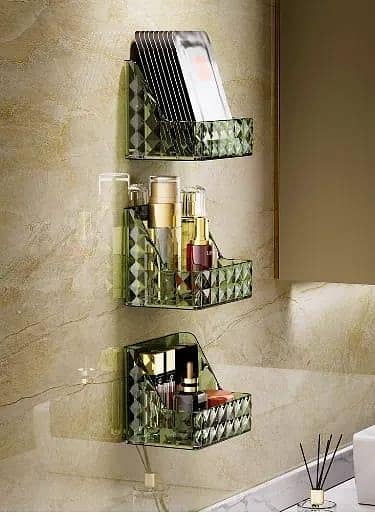 T  Multi-Functional Mini Daimond Design Lipstick Makeup Storage Organizer Suitable For Living Room Dressing Table, Bathroom, Kitchen, Bedroom With Separate Storage Organizer