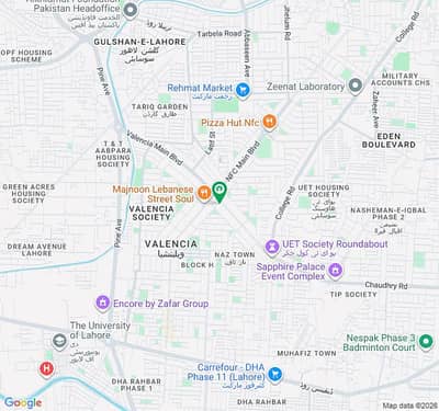 **2 Kanal Residential Plot for Sale Valencia Town, Block C**