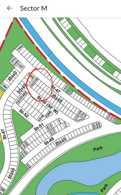 BT Sector M Ideal Location Level 5 Marla