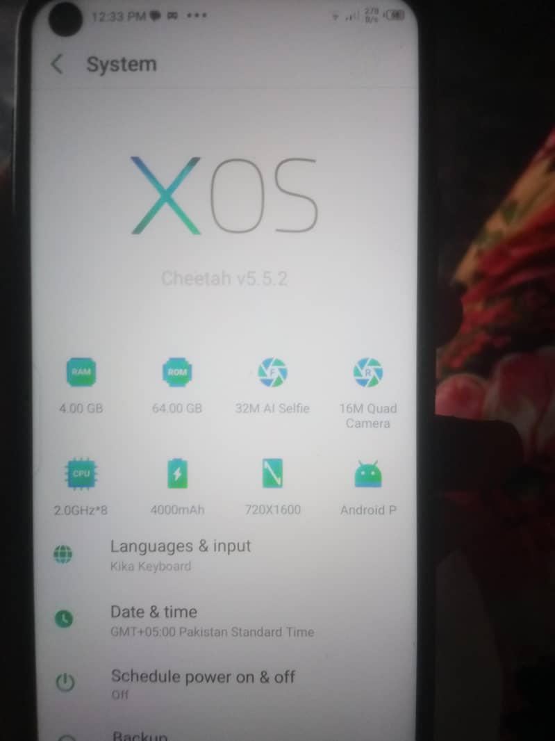 Infinix S5 0