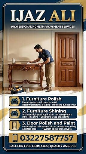 Door polish service