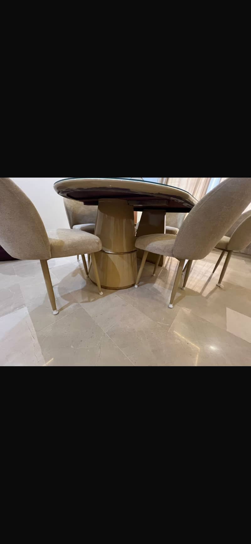 6 seater dinning  table set 2